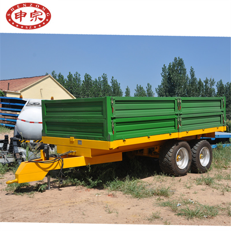 Тандемная ось 10 тонн сельскохозяйственный опрокидной прицеп