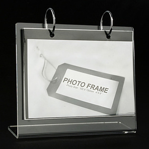 L Forme Acrylique Bureau Calandre Stand Calendrier Titulaire - Product Image 1