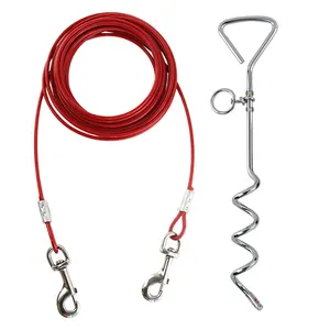 Pet Stake with Tie Out Cable