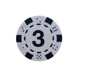 Ficha de Póker de Casino de 11.5G, Material ABS Ecológico, 2 Colores, Ficha de Póker de Casino en Blanco 2C, Ficha de <span class=keywords><strong>Dados</strong></span> - Product Image 2