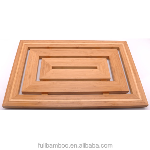 FB7-4003 полный бамбуковый пол коврик для душа бамбуковые аксессуары для ванной комнаты