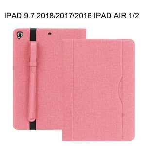 Per <span class=keywords><strong>ipad</strong></span> 9.7 <span class=keywords><strong>ipad</strong></span> <span class=keywords><strong>air</strong></span> 1 2 Funda smart case cover con slot per matite, custodia a portafoglio con clip per contanti stile copertina del libro
