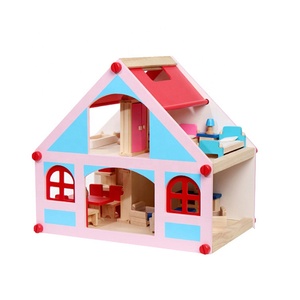 Bricolage <span class=keywords><strong>Maison</strong></span> <span class=keywords><strong>De</strong></span> Poupée <span class=keywords><strong>Maison</strong></span> Semblant Jouer Jouet Enfants <span class=keywords><strong>Maison</strong></span> <span class=keywords><strong>de</strong></span> Poupée En Bois Miniature <span class=keywords><strong>Maison</strong></span> <span class=keywords><strong>De</strong></span> Poupée En Bois - Product Image 2