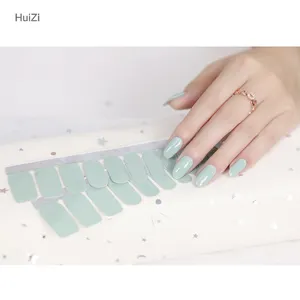 Nail wraps 2024 Huizi nail gel pack nail polish strips stickers