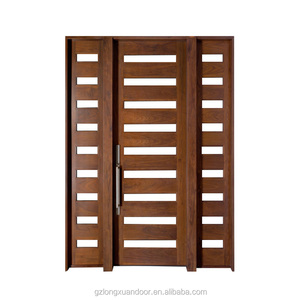 Longxuan Modern Solid Wood Front <strong>Door</strong> <strong>Design</strong> <strong>Sunmica</strong> for Exterior Apartment Use - Product Image 1