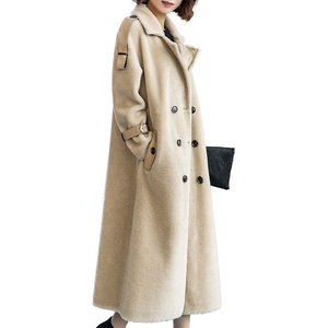 Donne di lusso Vintage con cappuccio Plaid modello Shearling pelliccia di volpe spessa Poncho <span class=keywords><strong>abbigliamento</strong></span> invernale - Product Image 1