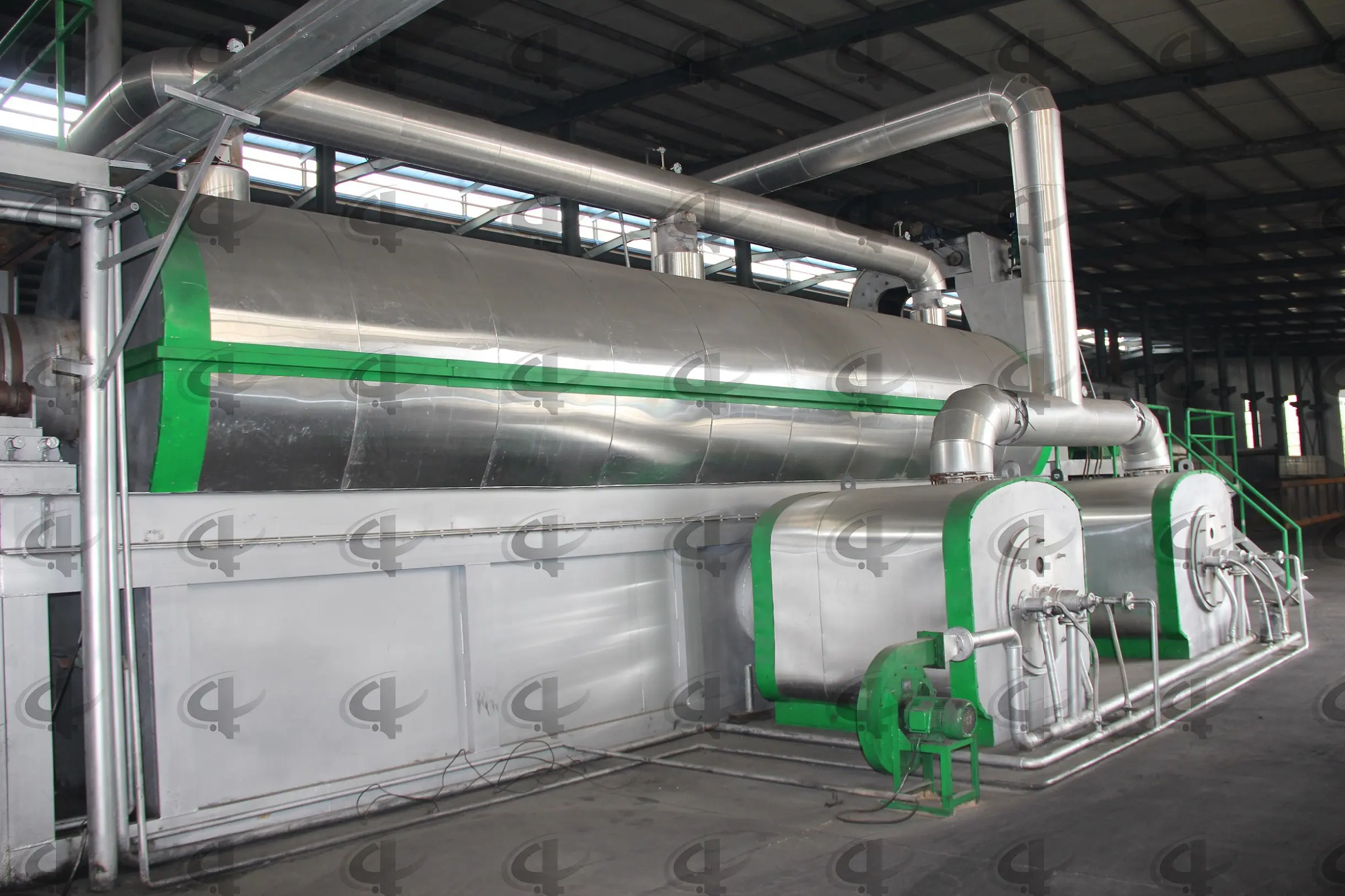 Full continuous tire pyrolysis plant tyre recycling