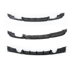 De fibra de carbono de labio trasero Spoiler para BMW F30 F35 320i 328i M-tech M-sport 2012 -2018 las aletas de tiburón estilo difusor parachoques decoración - Product Image 6