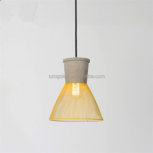 Vintage Moderno Diseño de Iluminación de Interior E27 Lámpara de <span class=keywords><strong>Hierro</strong></span> Forjado de Techo de Cemento para <span class=keywords><strong>el</strong></span> Hotel y <span class=keywords><strong>Restaurante</strong></span> - Product Image 4