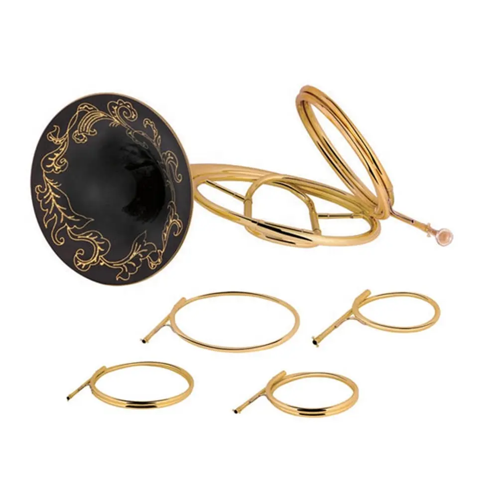 Professional Gold lacquer 5 Key French horn