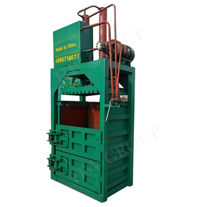 Arroz hidráulica <span class=keywords><strong>paja</strong></span> algodón residuos de papel ropa cartón prensa de balas máquina - Product Image 1