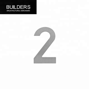 Acier inoxydable 304 <span class=keywords><strong>maison</strong></span> porte <span class=keywords><strong>plaque</strong></span> d'immatriculation 12345 avec <span class=keywords><strong>autocollant</strong></span> - Product Image 3