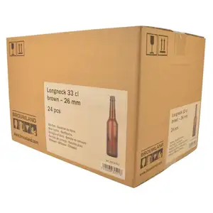 Box Wholesale Free Design Custom Print Logo 24 Bottles Beer Box