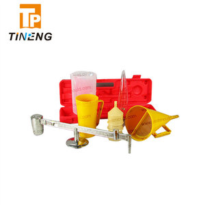 Set Viskometer Corong <span class=keywords><strong>Marsh</strong></span>, Timbangan Lumpur, Uji Semen, Baja Anti Karat, Buatan China, Dioperasikan Manual dengan Timbangan Cetak 200mesh C-tech CN;HEB - Product Image 1
