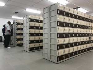 ABS Mini Plastic Locker- 3S Size with pad lock - Product Image 3