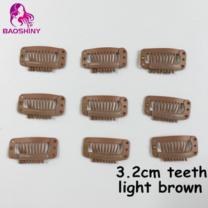 <span class=keywords><strong>Clip</strong></span> a pettine a scatto 9 denti in metallo parrucca parrucca fai da te <span class=keywords><strong>capelli</strong></span> <span class=keywords><strong>Extension</strong></span> <span class=keywords><strong>clip</strong></span> parrucca per accessori per parrucca - Product Image 4