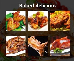 Horno de ASAR de pato giratorio Vertical de Gas profesional, máquina de parrilla de pollo, <span class=keywords><strong>asador</strong></span> de pollo en venta - Product Image 6