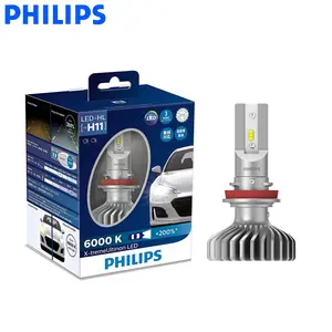 Philips X-treme Ultinon LED H11 LED Auto Koplamp Auto Lampen 6000K Koel Wit Lampen + 200% Helderder airFlux 11362XU X2, paar