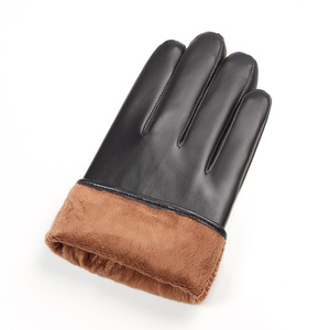 A buon mercato all'aperto <span class=keywords><strong>uomo</strong></span> inverno auto guida in pelle di pecora <span class=keywords><strong>guanti</strong></span> - Product Image 5