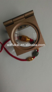 Wenzhou TH-9005B 8 X 2 LED paño plegado luz inspección lupa con 30 mm lente cristal - Product Image 2