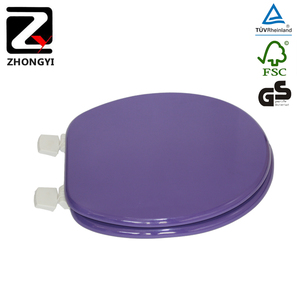カラー装飾紫便座 - Product Image 2