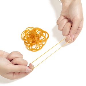 Produzione professionale di vendita diretta 1 Pollici di diametro di colore giallo biodegradabile naturale di gomma bande