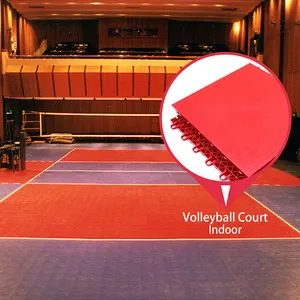 Modulaire écologique volley-ball sport d'intérieur de plancher