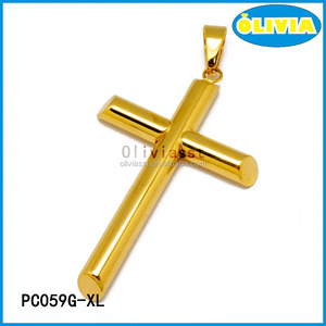 Olivia diseño simple blanco jesús <span class=keywords><strong>cristo</strong></span> <span class=keywords><strong>cruz</strong></span> colgante <span class=keywords><strong>de</strong></span> acero inoxidable - Product Image 6