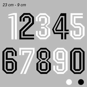 Soccer Heat Transfer Number and <strong>Letters</strong> Print on Jerseys - Product Image 5