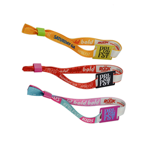 自定义 13.56 Mhz 可编程 Uhf 手表表带腕带键 Fob 标签价格一次性纸编织 Nfc 手镯 Rfid 腕带 - Product Image 3