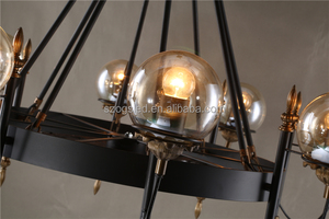 Decoraciones del partido de iluminación de la lámpara 6/8 cabezas de bola de cristal colgante luz - Product Image 5