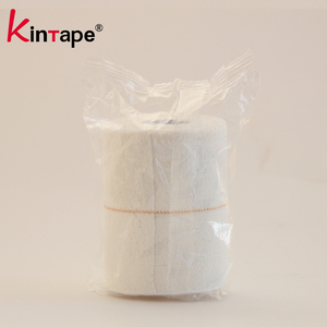 EAB OEM de 5cm x 4.5m, couleur blanche avec une ligne jaune pour la Protection sportive et les Bandages adhésifs orthopédiques à fixation poreuse - Product Image 2