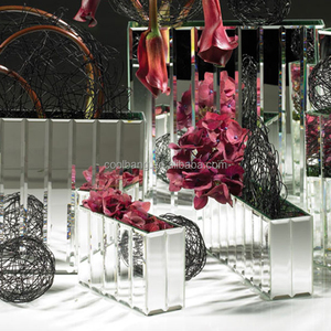 Customized Size Wedding Decorative <strong>Rectangular</strong> Mirror Long <strong>Vase</strong> - Product Image 5