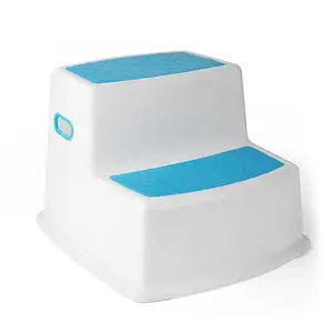 Newest design top quality useful plastic 2 step stool