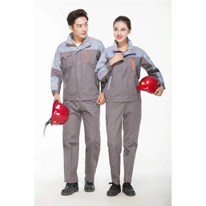 カスタム長袖ユニセックスワークウェアシャツとパンツ産業用鉄道作業安全ユニフォーム - Product Image 4