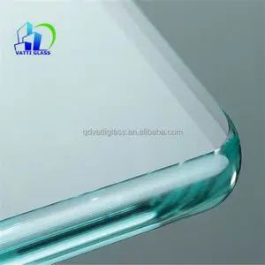 התזת חול מלוטש קצה משופע 10 מ"מ מזג זכוכית חלבית פנל זכוכית מחוסמת מזג זכוכית מחוסמת
