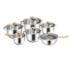 Best factory vegetable shaped cookware with stainless steel kitchenware set