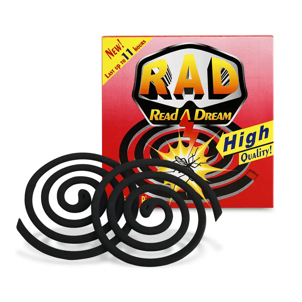 RAD OEM Factory Indoor Mosquito Killer Smokeless China Black Mosquito Coil Manufacturers mosquito coil black