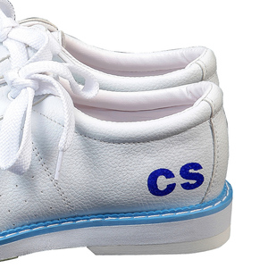 Zapatos de bolos blancos de PU para hombre y mujer, gran oferta - Product Image 4