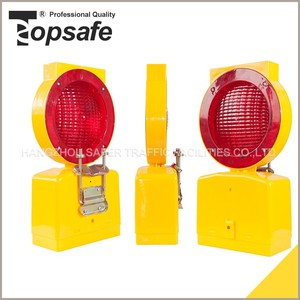 Amarillo Lente de La PC CE Solar semáforo destello, luz intermitente de seguridad vial - Product Image 3