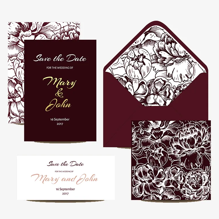 ハードカバー3Dレーザーカット紙グリーティングカードカスタム新しいデザインの招待状結婚式のカード