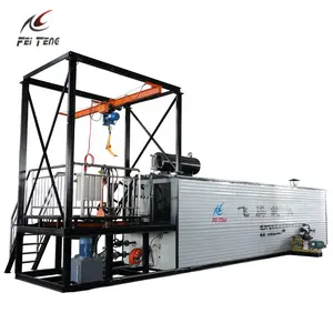 沥青熔化机40英尺用于沥青制造厂的集装箱装载