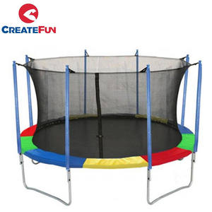 CreateFun <span class=keywords><strong>Pièces</strong></span> de rechange pour trampoline personnalisé de 8 à 16 pieds, filet de trampoline en plastique de remplacement pour la pratique du saut en intérieur, utilisation à domicile - Product Image 2