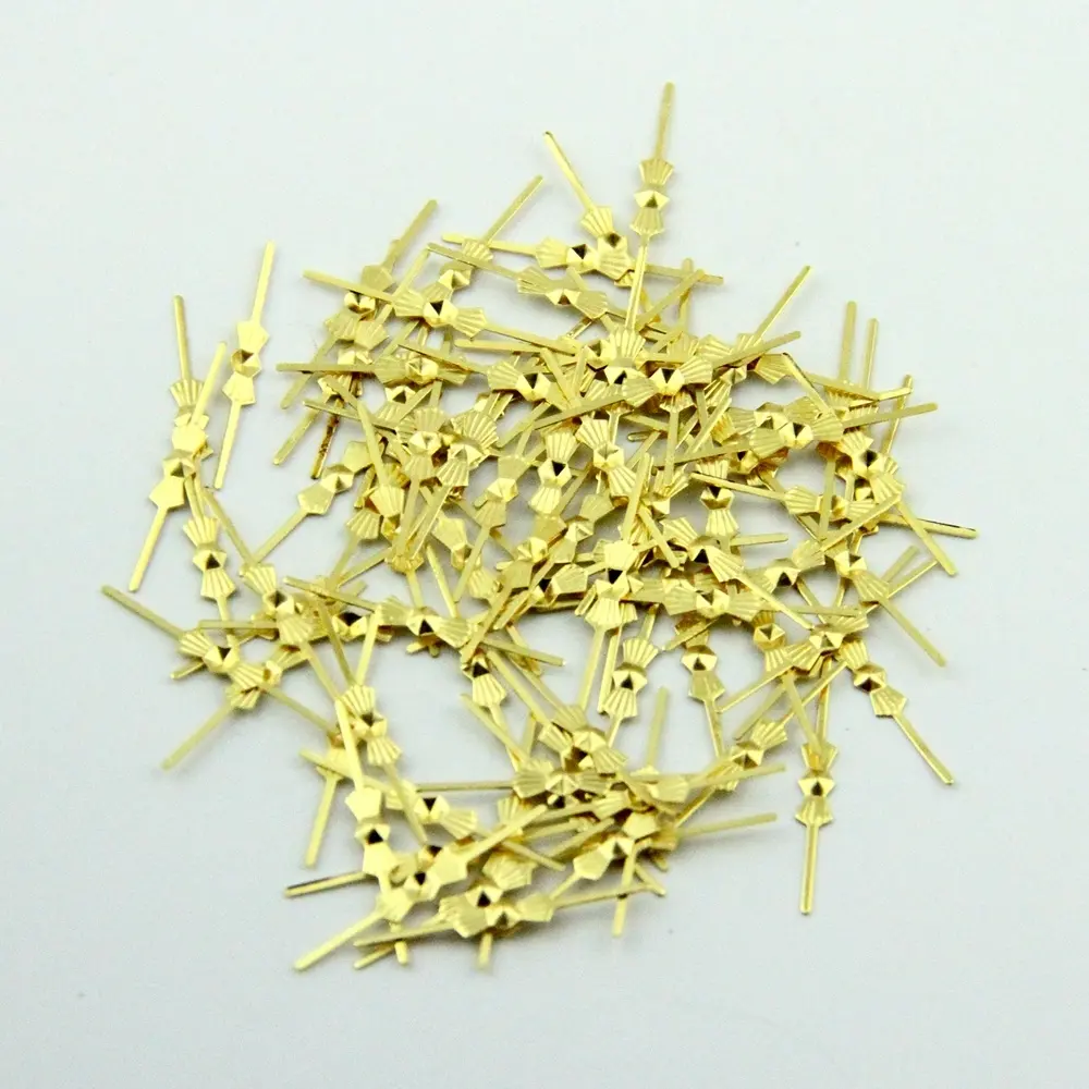 Conectores de Metal de Color dorado cromado, 25mm, hebillas de Metal, mariposa, pajarita, conectores para cuentas, conectar muestra gratis