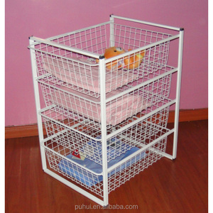 Giỏ Dây Kim Loại 4 Tầng Ngăn Kéo Đựng Quần Áo - Product Image 5