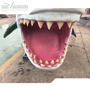 מלאכותי Lifesize Animatronic בעלי החיים גדול לבן כריש - Product Image 5