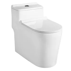 Low cistern water saving siphon one piece toilet Peeping Chinese toilet