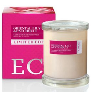 Ecoya Oriental Lily &amp; <strong>Patchouli</strong> Limited Edition Botanical Jar <strong>Candle</strong> - Product Image 1