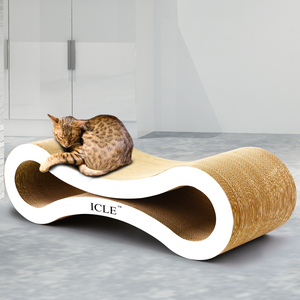 ICLE-kertas karton bergelombang kucing Scratcher Lounge Jumbo Ultimate Superior kertas kualitas tinggi - Product Image 6