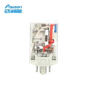 Relé de CA Asiaon AS80.2 General Electric Industrial 5V 12V 24V 220V Vdc - Product Image 3